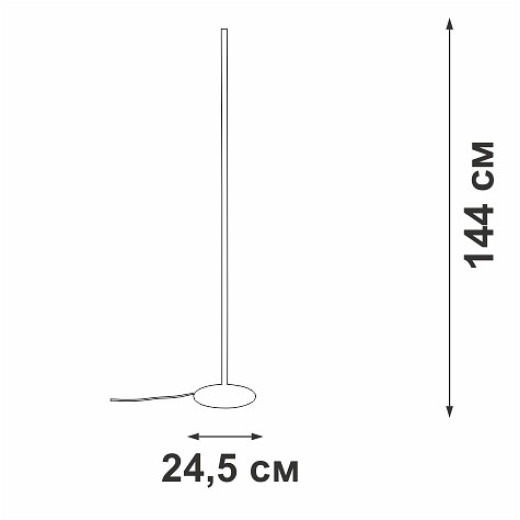 Торшер Vitaluce V2690 V2690-8/1P