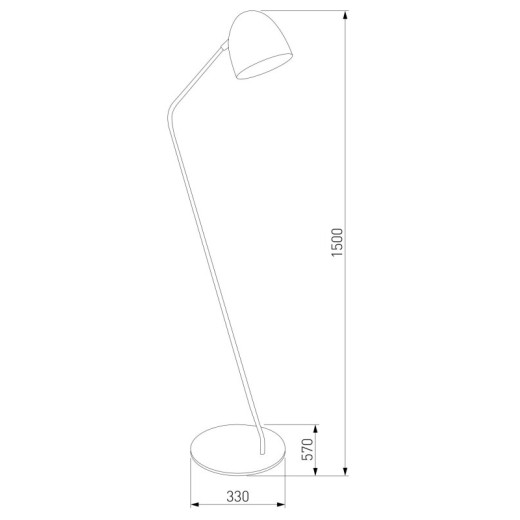 Торшер TK Lighting Soho 16162 Soho Black