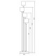 Торшер Escada Denver 1109/4 White/Silver