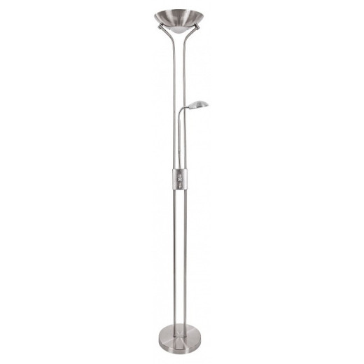 Торшер с подсветкой Arte Lamp Duetto A4329PN-2SS