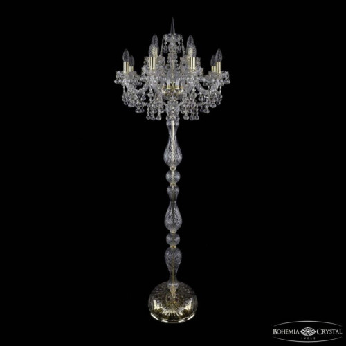 Торшер Bohemia Ivele Crystal 1409 1409T1/8+4/195-165 G