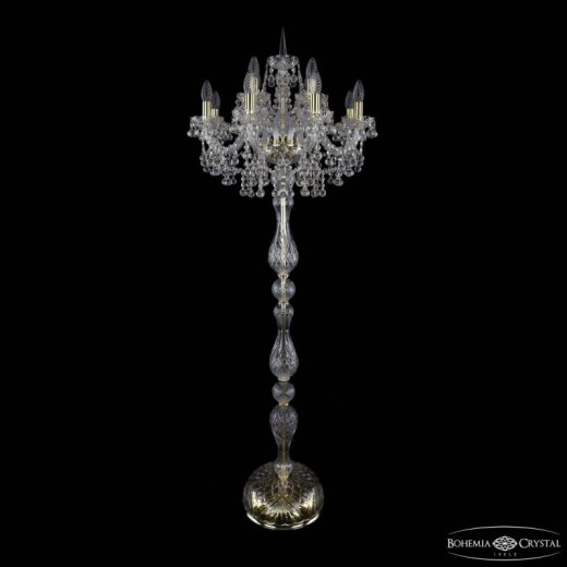 Торшер Bohemia Ivele Crystal 1409 1409T1/8+4/195-165 G