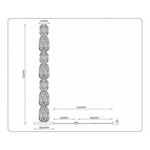 Торшер Ambrella Light LH LH30112