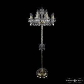 Торшер Bohemia Ivele Crystal 1402 1402T2/8+4/195-165 G