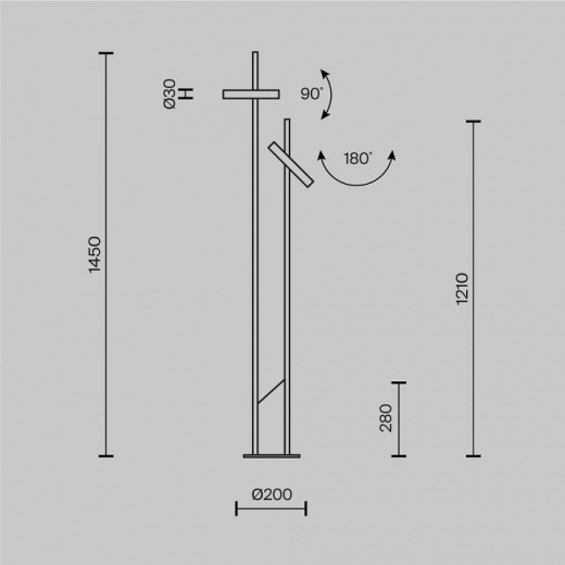 Торшер Maytoni Trust MOD460FL-L6BS3K