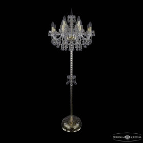 Торшер Bohemia Ivele Crystal 1409 1409T2/8+4/195-165 G