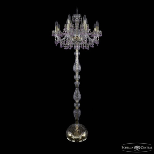 Торшер Bohemia Ivele Crystal 1410 1410T1/8+4/195-165 G V7010