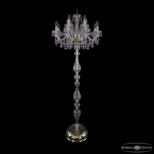 Торшер Bohemia Ivele Crystal 1410 1410T1/8+4/195-165 G V7010