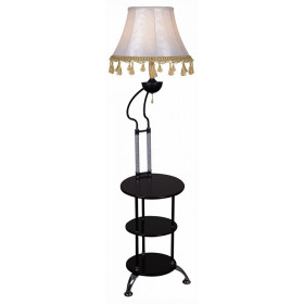 Стол журнальный с торшером 01757-0.6-01 BK