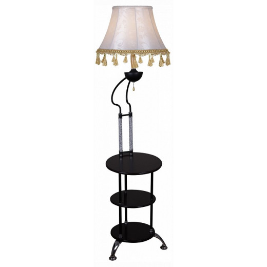 Стол журнальный с торшером 01757-0.6-01 BK