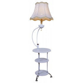 Стол журнальный с торшером 01754-2.6-01 WH