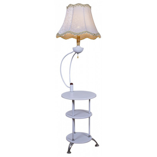 Стол журнальный с торшером 01754-2.6-01 WH