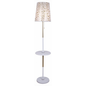 Стол журнальный с торшером 01737-2.6-01A WH