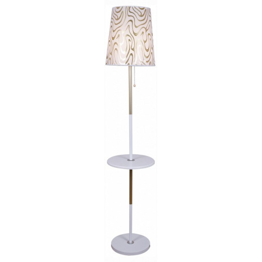 Стол журнальный с торшером 01737-2.6-01A WH