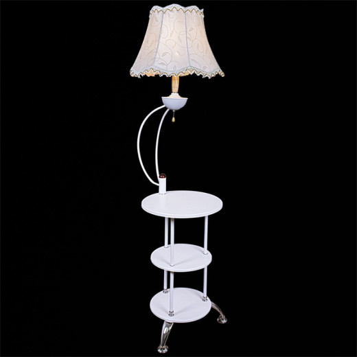 Стол журнальный с торшером 01754-2.6-01 WH