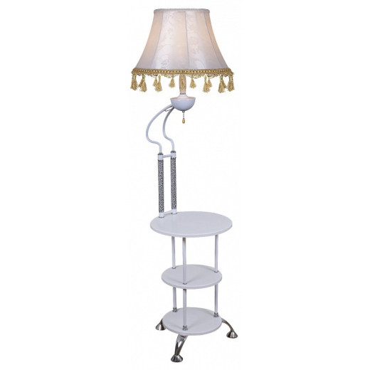 Стол журнальный с торшером 01757-0.6-01 WH