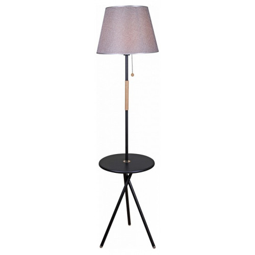 Стол журнальный с торшером 01721-2.6-01B BK