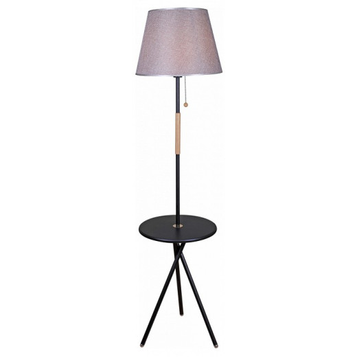 Стол журнальный с торшером 01721-2.6-01B BK