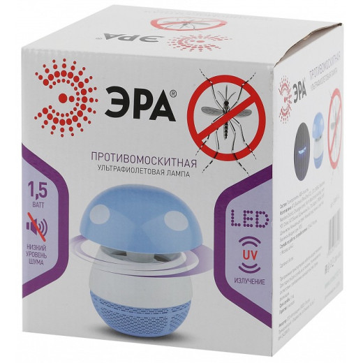 Противомоскитная лампа Эра   1.5Вт K ERAMF-04