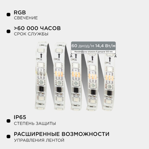Комплект с лентой светодиодной Apeyron Electrics  10-100