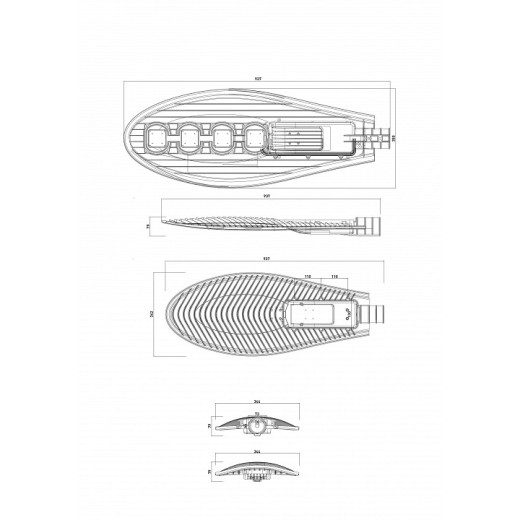 Консольный светильник Эра  SPP-5-200-5K-W