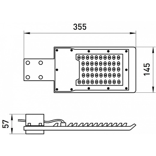 Консольный светильник Эра  SPP-503-0-30K-050