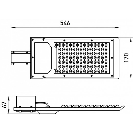 Консольный светильник Эра  SPP-503-0-50K-150