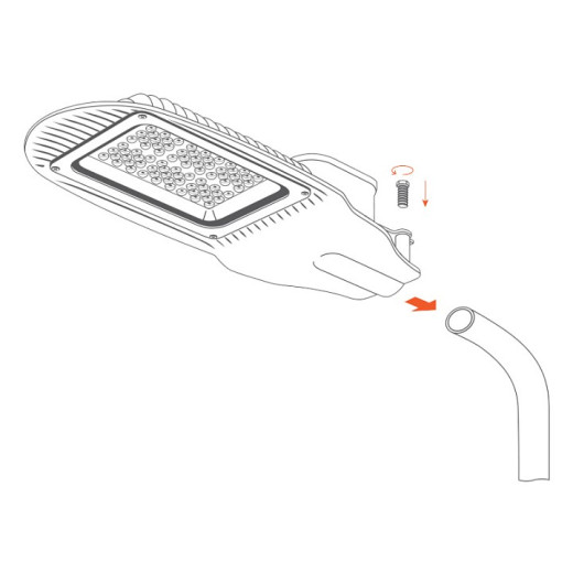Консольный светильник WoltaPRO  ДКУ04-50-102-4К ШБ140х60