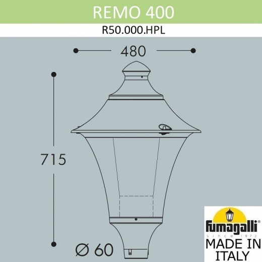Консольный светильник Fumagalli REMO R50.000.000.LXH27
