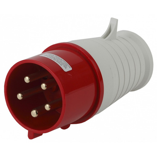 Вилка прямая 3P+PE+N Эра  V-32-3P-PE-N-IP44