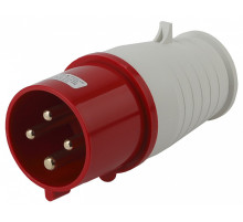 Вилка прямая 3P+PE Эра  V-32-3P-PE-IP44