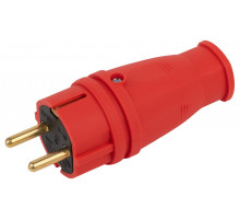 Вилка прямая с заземлением Эра  VX10-R-IP44