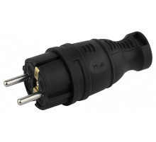 Вилка прямая с заземлением Эра  V8-B-IP44