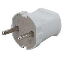 Вилка прямая без заземления Эра  Vx1-W