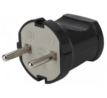 Вилка прямая без заземления Эра  Vx1-B