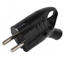 Вилка угловая с заземлением Эра  Vx4-B