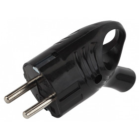 Вилка угловая с заземлением Эра  Vx4-B