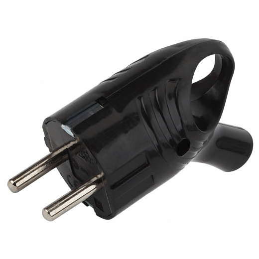 Вилка угловая с заземлением Эра  Vx4-B