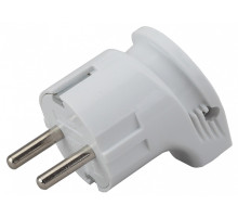 Вилка угловая с заземлением Эра  Vx3-W