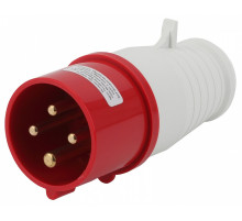 Вилка прямая 3P+PE Эра  V-16-3P-PE-IP44