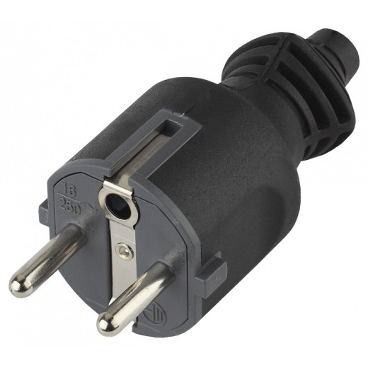 Вилка прямая с заземлением Эра  V4(B)