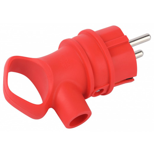 Вилка угловая с заземлением Эра  VX12-R-IP44