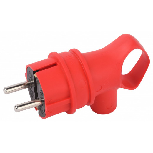 Вилка угловая с заземлением Эра  VX12-R-IP44