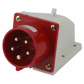 Вилка прямая 3P+PE+N Эра  VS-16-3P-PE-N-IP44