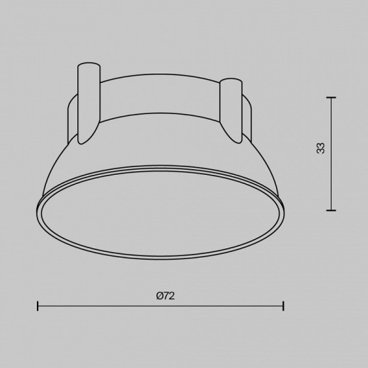 Кольцо декоративное Maytoni Technical Accessories Ring12-15W-RD-W