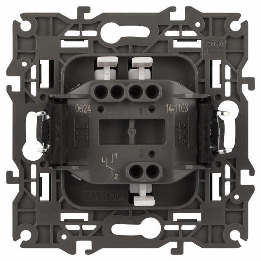 Переключатель одноклавишный без рамки Эра Эра Elegance 14-1103-05
