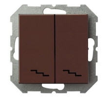 Переключатель двухклавишный без рамки LIREGUS EPSILON 28-139