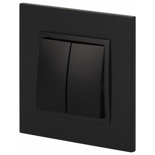 Переключатель двухклавишный без рамки Эра Эра Elegance 14-1106-05