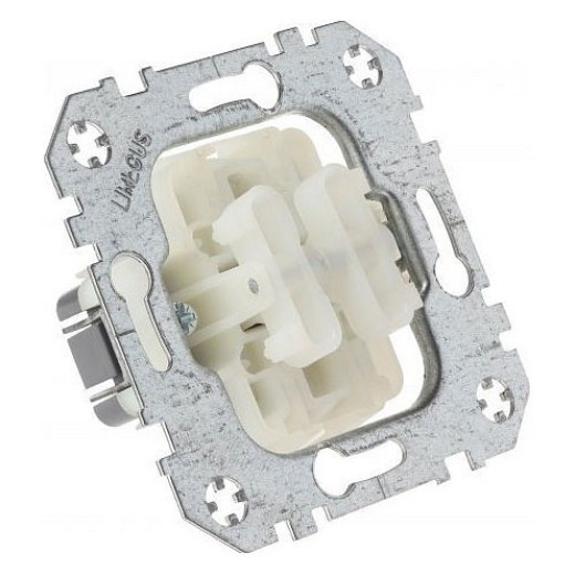 Переключатель двухклавишный без рамки LIREGUS EPSILON 28-010