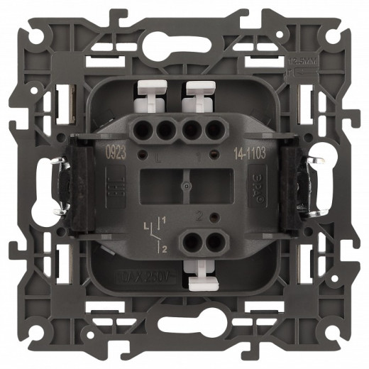 Переключатель одноклавишный без рамки Эра Эра Elegance 14-1103-04